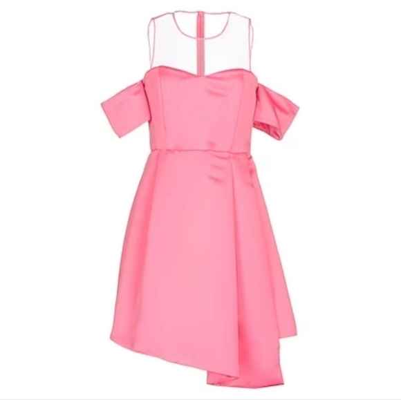 NWT Pinko 8 44 Missing 1 Abito Duchesse Diagonale Dress - Picture 1 of 14